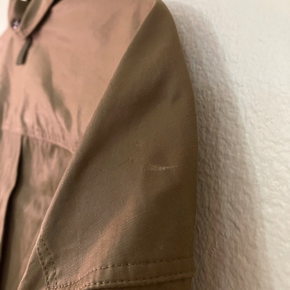 Rag & Bone olive green cropped button down - Picture 6 of 6